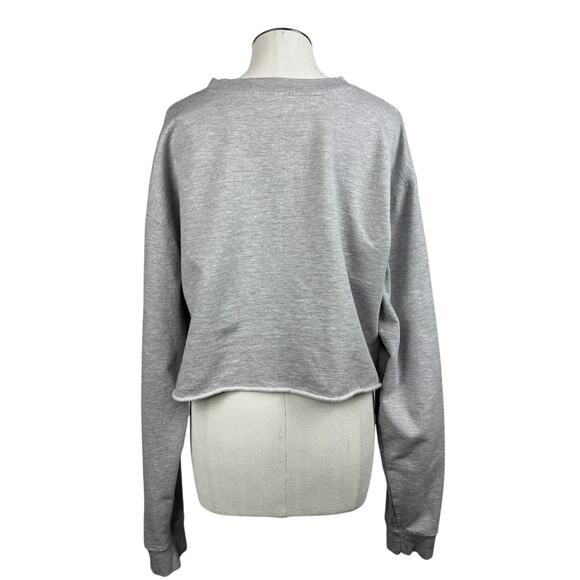 Women's Taylor Swift Gray Sweatshirt The Eras Tour 2023 Pullover Cropped Top XXL - Picture 4 of 7